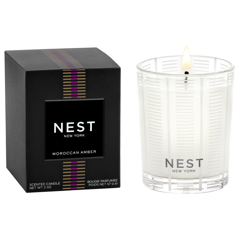 Moroccan Amber 3-Wick Candle, Votive