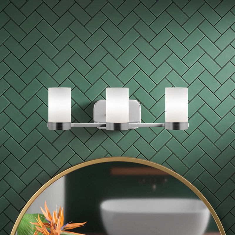 Jaydiel 3 - Light Dimmable Vanity Light, Polished Chrome