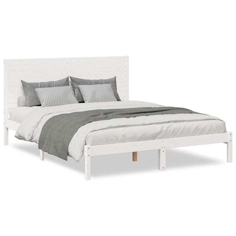 Bed, European Double (140 x 200 cm), White