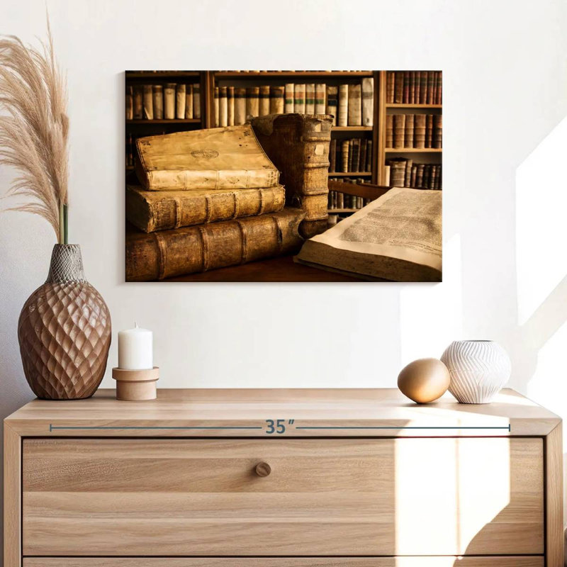 Kerner Vintage Books Library, 16" H x 24" W