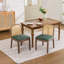 Ensemble de 2 chaises de salle à manger courbées arquées-538900685