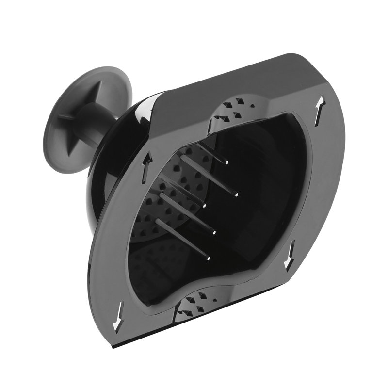 Black and Stainless Steel V-Blade Mandoline Slicer