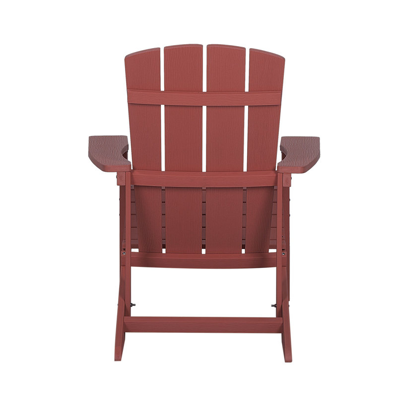 Calais Outdoor Adirondack Chair, Red