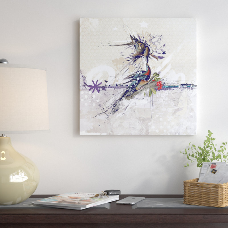 Salto partage d’art sur toile tendue, H 37 po x l 37 po x P 1,5 po