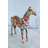 Nifao Resin Horse Statue – Graffiti-Style Indoor/Outdoor Sculpture, Hand-Painted Multicolor Art Design, Modern Figurine for Homes, Offices, Art Galleries & Eclectic Collections 16" x 4" x 14"H