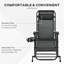 Chaises berçantes d'extérieur 2 pièces Outsunny-130678575