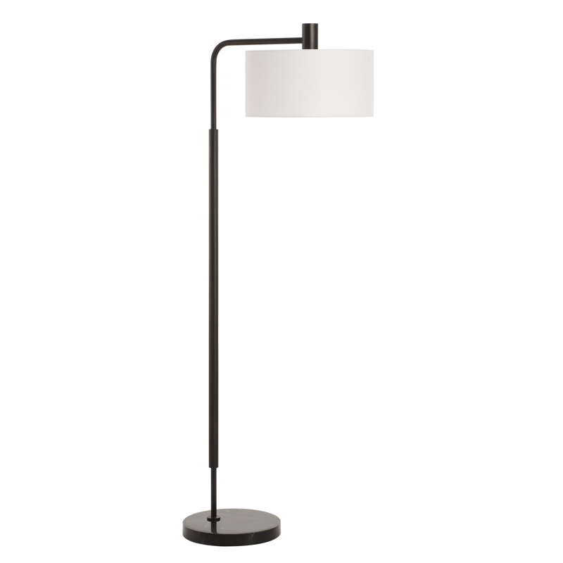 Lampe sur pied noire Padowitz
