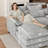 135 U Shaped Chenille Cloud Sectional Sofa Storage Console USB Cup Holder Chaise-976408898