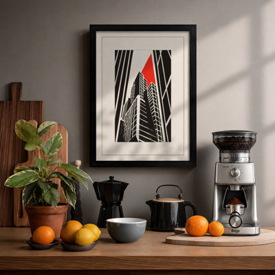 Ascending Tower Industrial - Framed Print