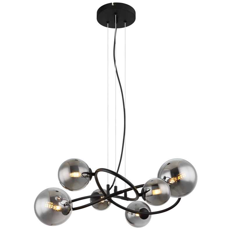Cytlaly 6 - Light Pendant, Smoke colour
