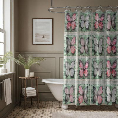 Leobardo Patchwork Shower Curtain