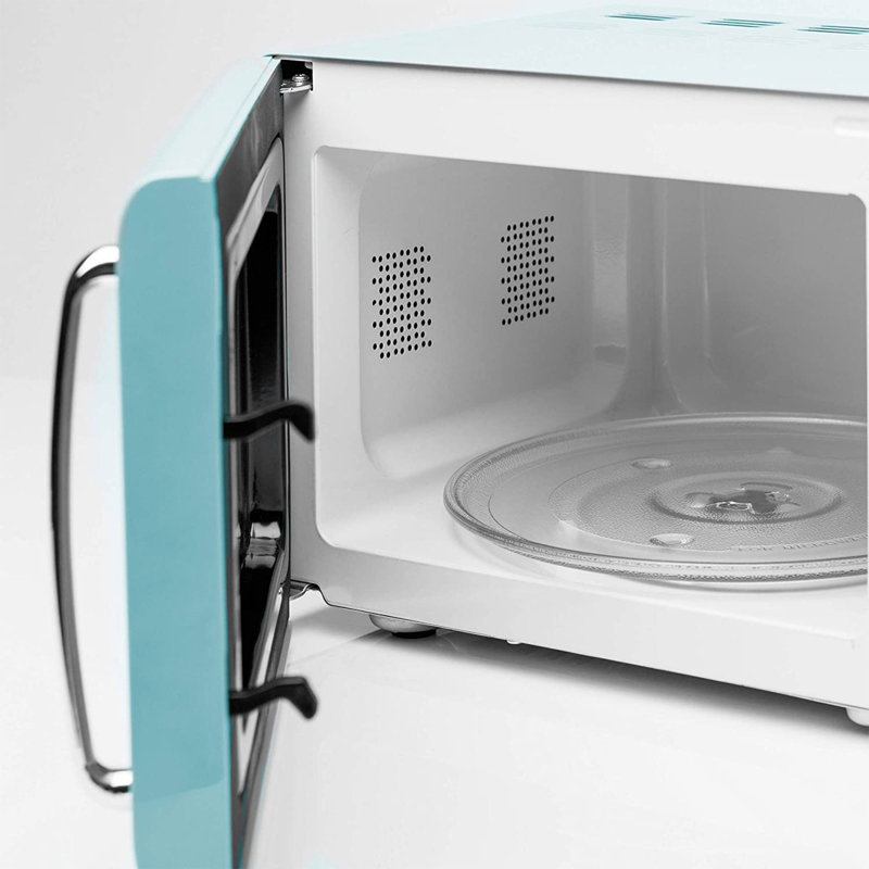 Haden Heritage 1.7L Steel Retro Electric Kettle w/0.7 Cu Ft Microwave, Turquoise