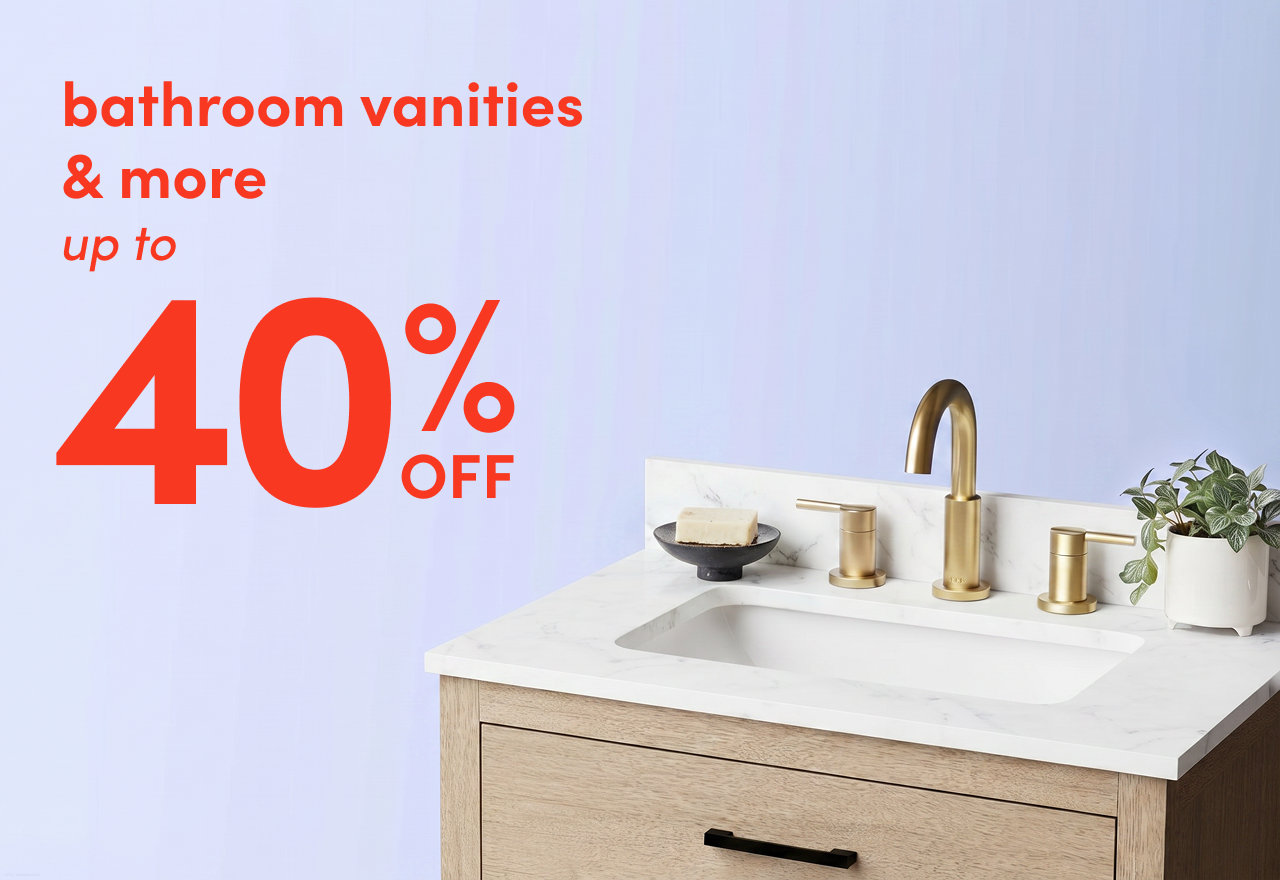 deals on bathroom vanities & more
