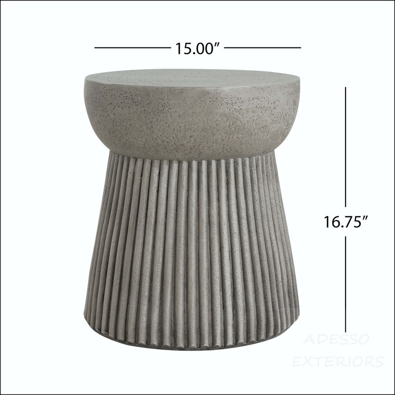 Table d'appoint Hourgo MGO avec motif rayé