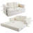 Dential 70.8" Upholstered Loveseat Convertible Sleeper Sofa Bed-628982663