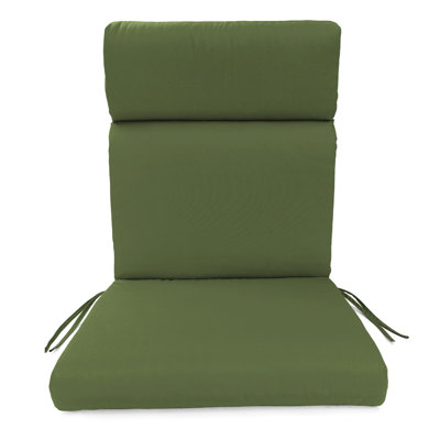 22" x 44" Outdoor Chair Cushion with Ties and Loop
