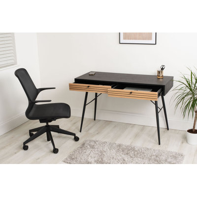 Saundra Steel Writing Desk