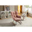 Chaise berçante en tissu Teddy-797682989