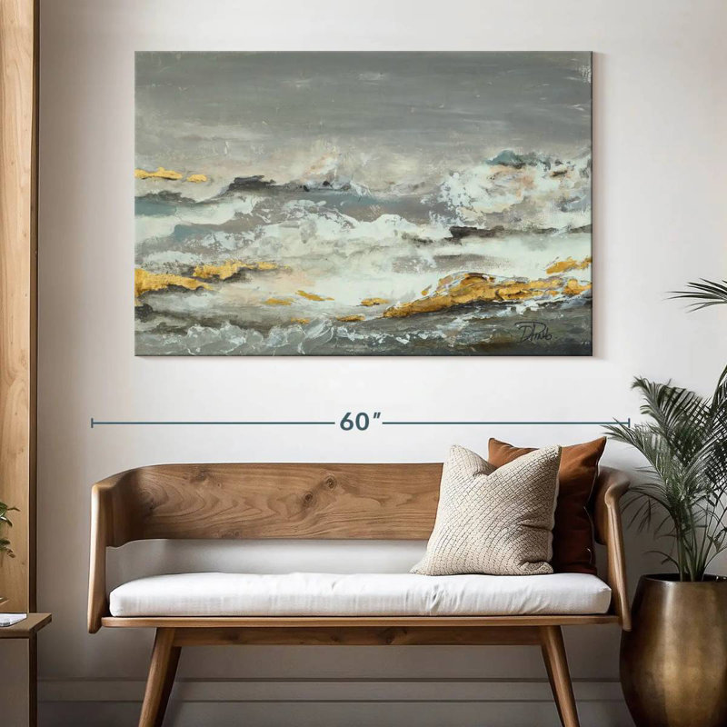 Avery Golden Rocks, 34" H x 51" W