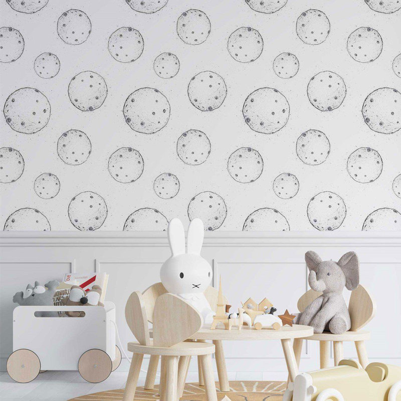 Rouleau de papier peint pelez et collez L 126 po x l 24 po Marlton