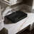 Vox Rectangle Vessel Bathroom Sink In Black