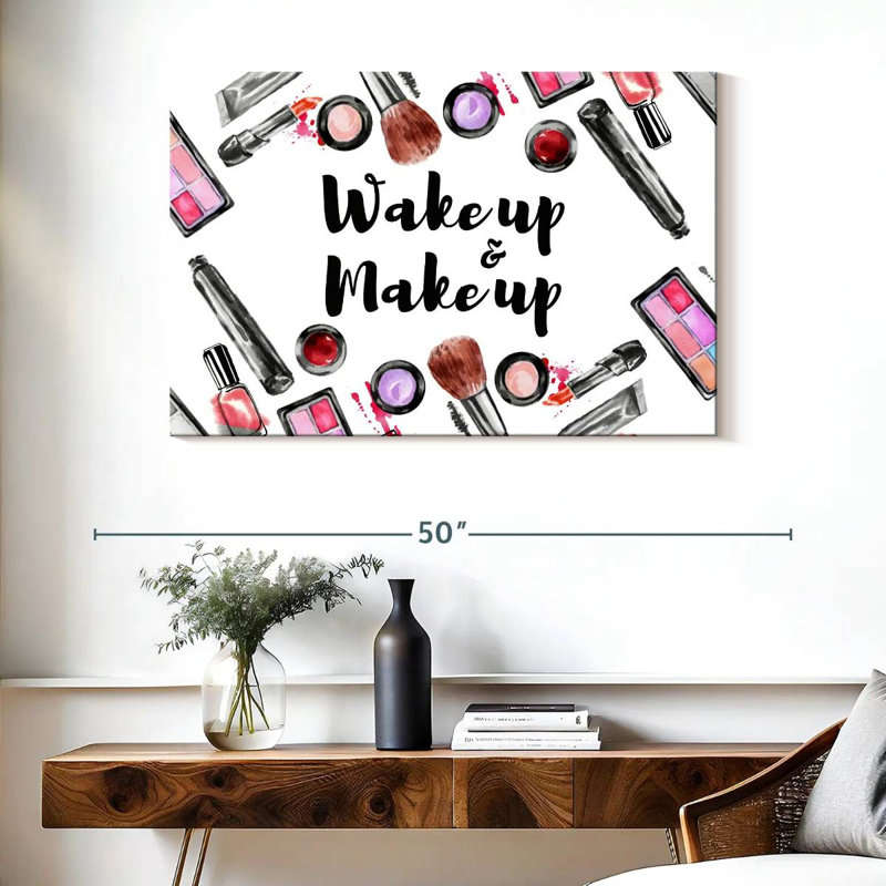 Tergel Makeup Stuff, 26" H x 39" W