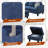 3-Piece Linen Sectional Sofa-617024145-617024238