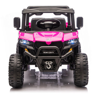 24V 440W Kids Ride On Six-Wheel Electric Dump Truck W/ PC 2.4G, 4WD,Upgraded Anti-Collision Bar,Six-Wheel Suspension, Bluetooth &With Music And Storie,Speeds 1.86-3.41 MPH For Kids Aged 3-5