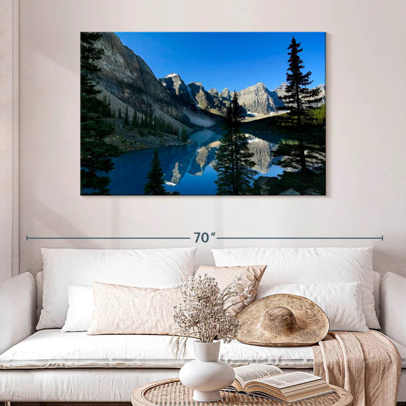 Alvord Peaceful Moraine Lake, H 32 po x l 48 po