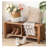 Handmade Solid Wood Rustic Entryway Shoe Bench