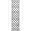 Morrilton Natura Hand Woven Wool Cotton Geometric Rug in Cream/Grey-1450895166