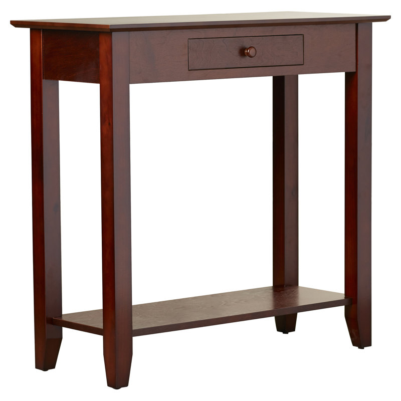 Carbin 31.5'' Console Table, 30" H x 31.5" W x 14" D, Expresso