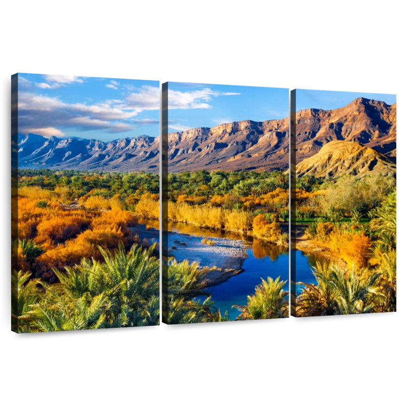 Oasis de montagne marocaine Alvord, H 24 po x l 38 po