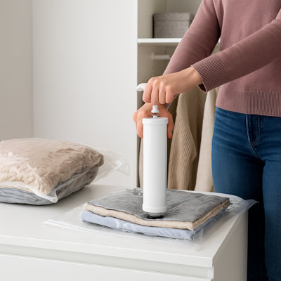 Harbour Housewares Vacuum Storage Bags with Hand Pump