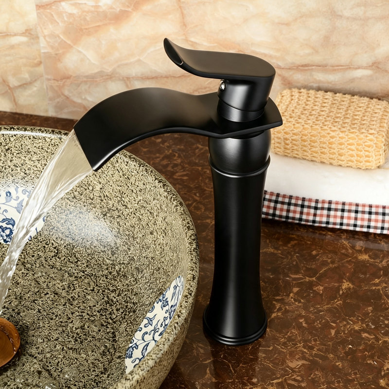 Single-handle Bathroom Faucet with Drain Assembly, Oil Rubbed Bronze