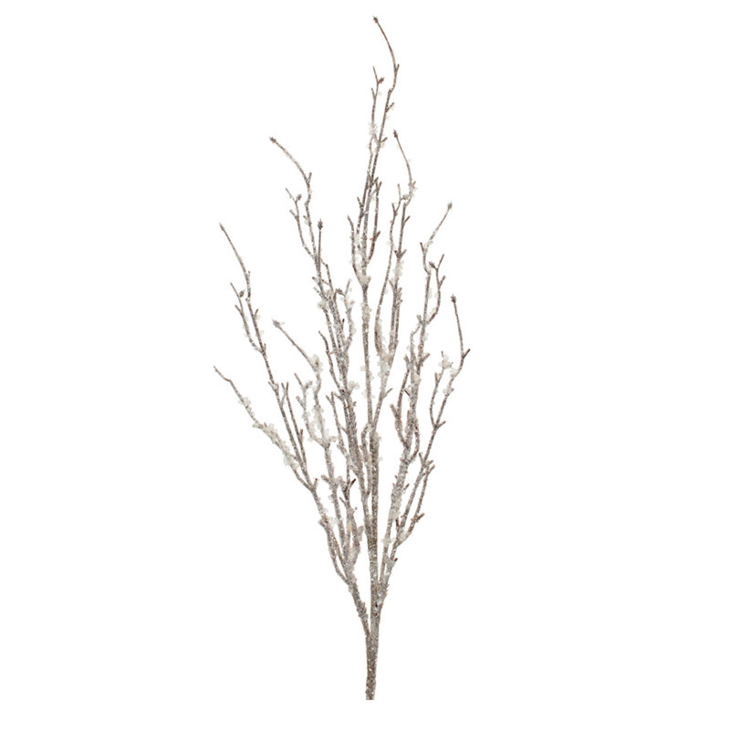 Branche de paillettes floquées (ensemble de 6)