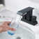 Centerset Bathroom Faucet with Drain Assembly, 2-handle Bathroom Sink Faucet