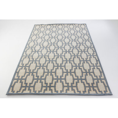 Della Hand Knotted Wool Geometric Area Rug