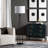 Black And Navy 3-Drawer Chest