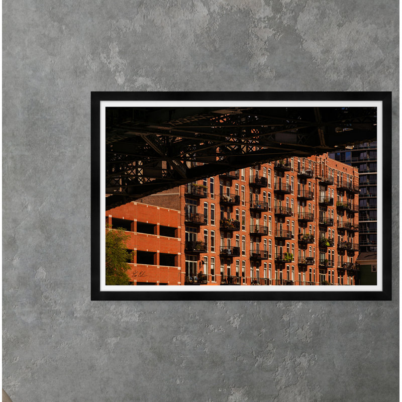 Terraced Apartment Building Scape Print