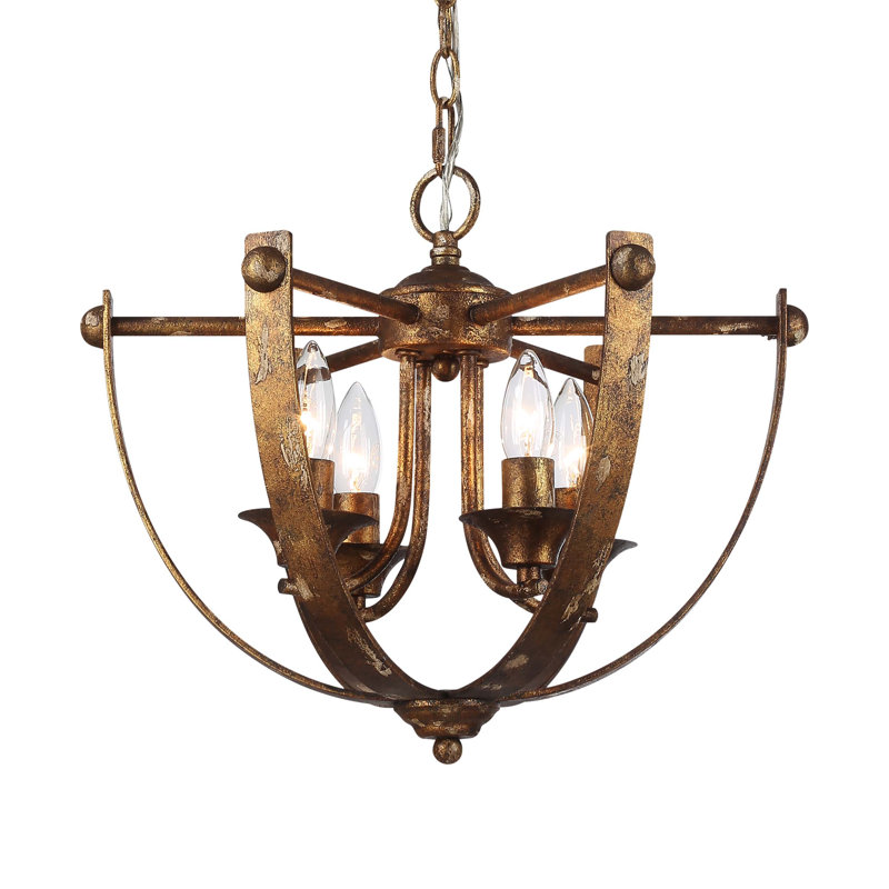 Luminaire suspendu 4 lumières mâle