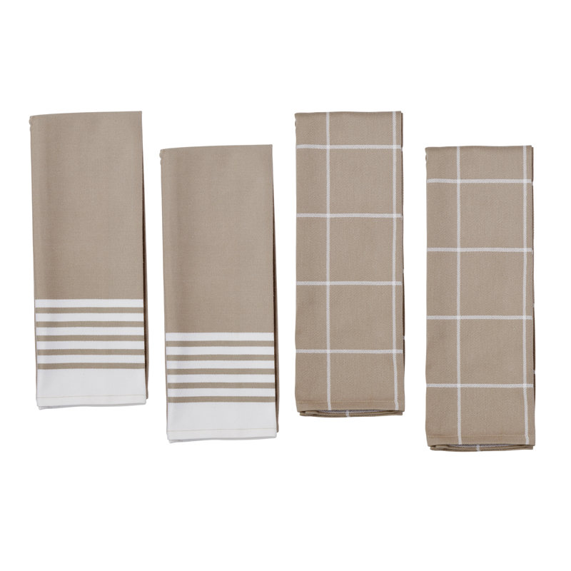 ZWILLING 4-Piece Kitchen Towel Set, Taupe