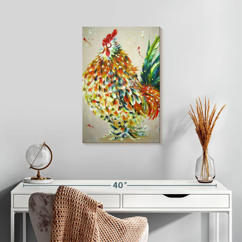 Brampt Elvis Rooster, 24" H x 16" W