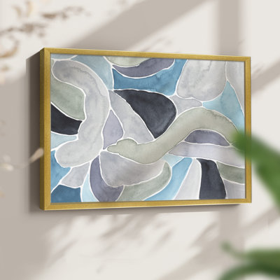 Subtle Billows II -Framed Print - Restickable