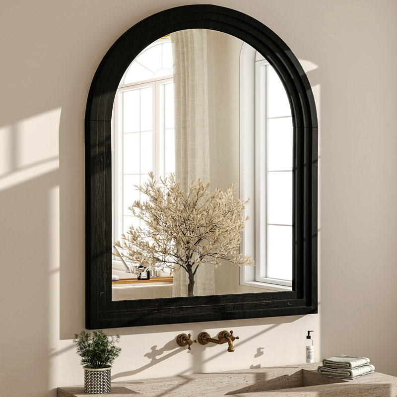 Miroir de salle de bain, Noir, noir, noir, noir, 36 po x 24 po