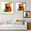 Illustration d'une tête de perroquet - décoration murale traditionnelle sur toile-73604903-73604901