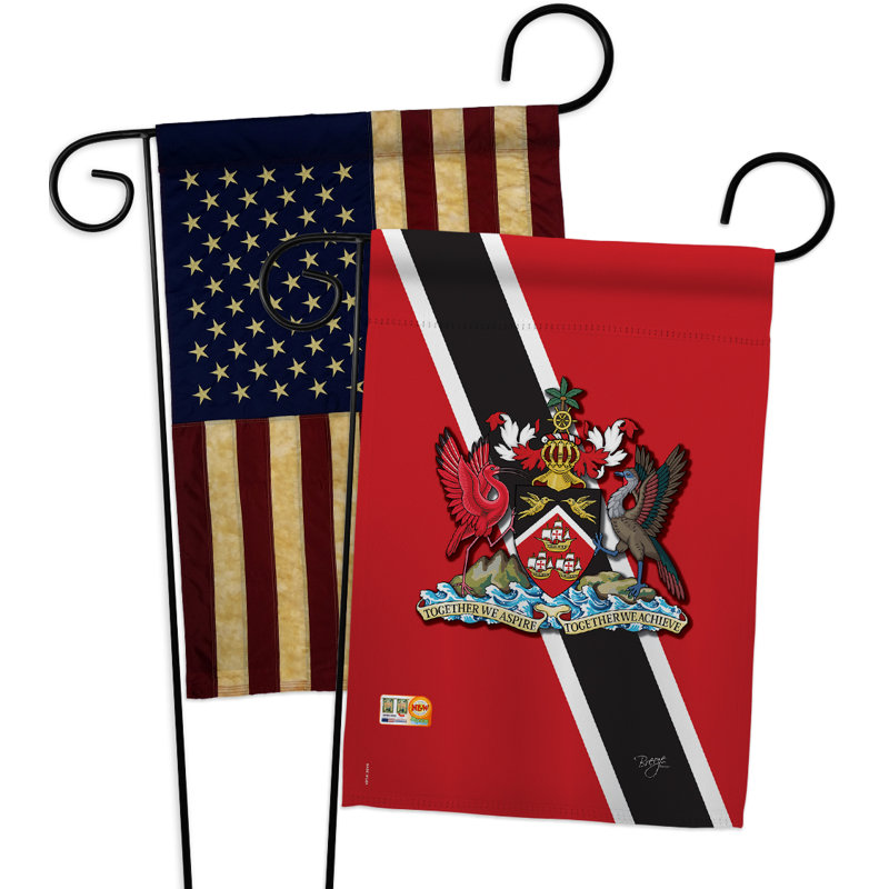 Ensemble de drapeaux décoratifs décoratifs en polyester 2 faces 19 x 13 po