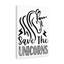 Save The Unicorns - Wrapped Canvas Print-1075229956