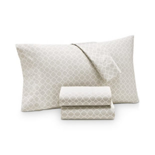 2 taies d'oreiller standard à motif géométrique Charte de Damas