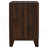 Anza Walnut 2-Drawer Nightstand Bedside Table
